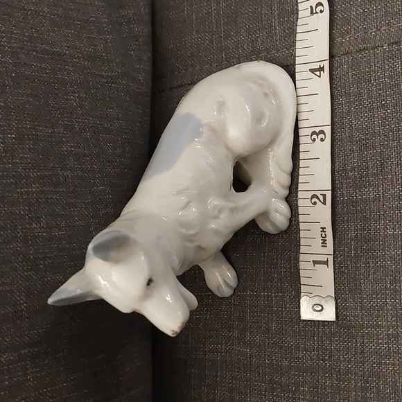 Vintage German shepherd porcelain figure made in japan - Picture 7 of 8